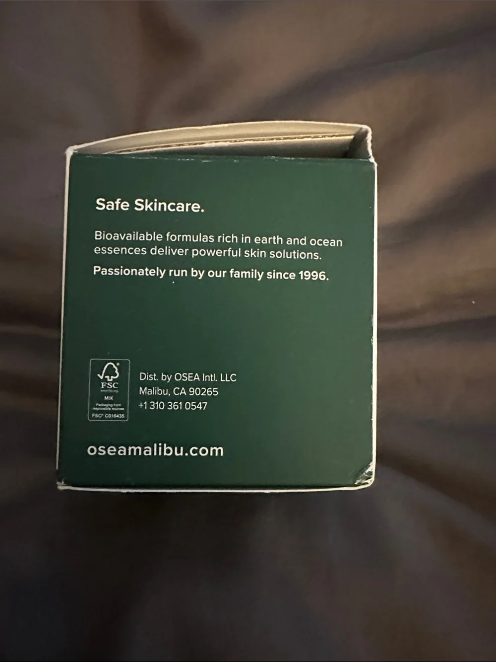 OSEA Collagen Dream Night Cream — Green & White